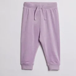 Baby Piger Velour Træningsdragt Lavendel