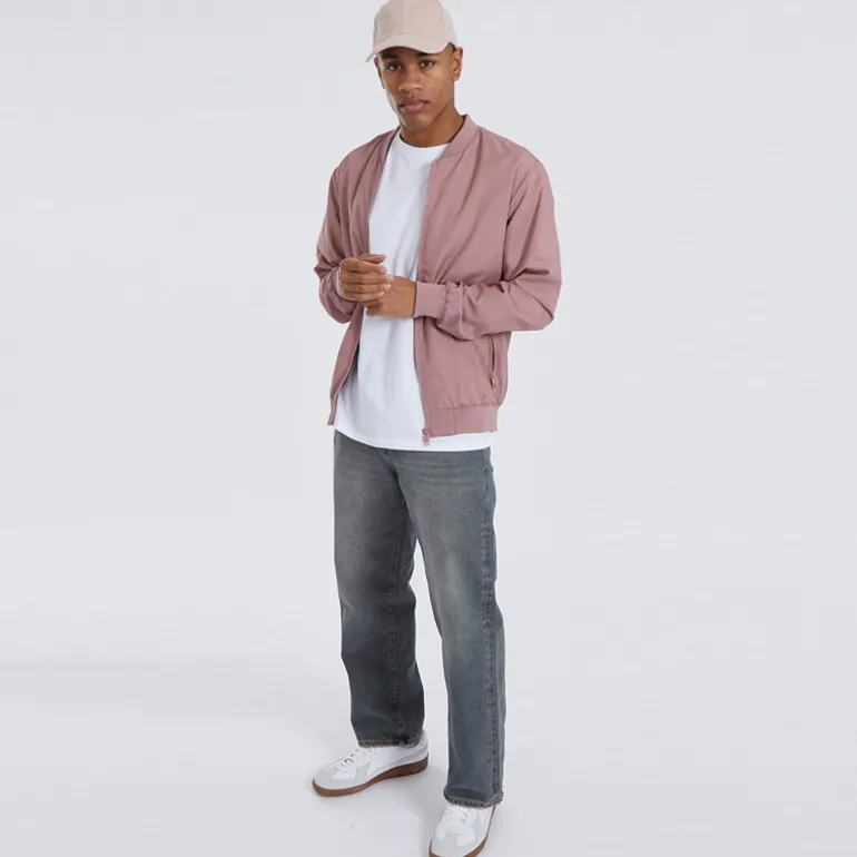 Bomberjakke til Herre Sanjay Pink