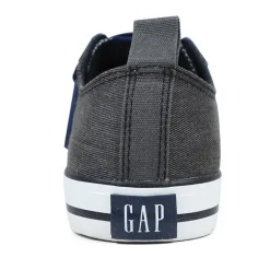 Børn Houston Velcro IV Lærredgummisko Sort