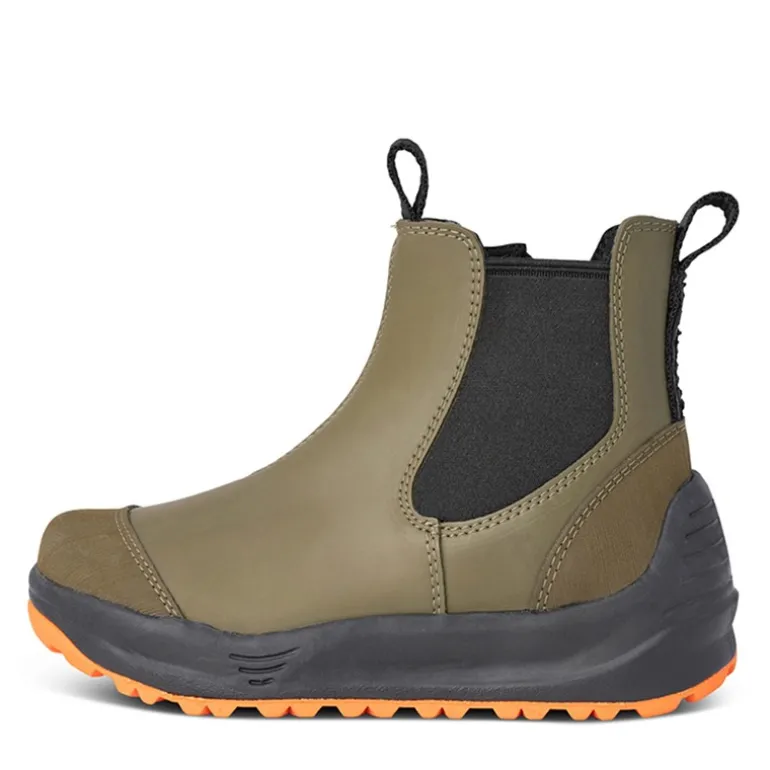 Børn s Silja Gummistøvler 295 Dark Olive