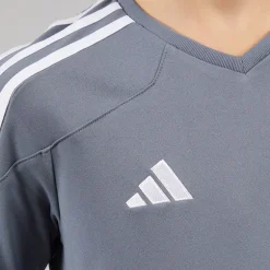 Børne Junior Tiro 23 League T Shirt Team Onix/​Hvid