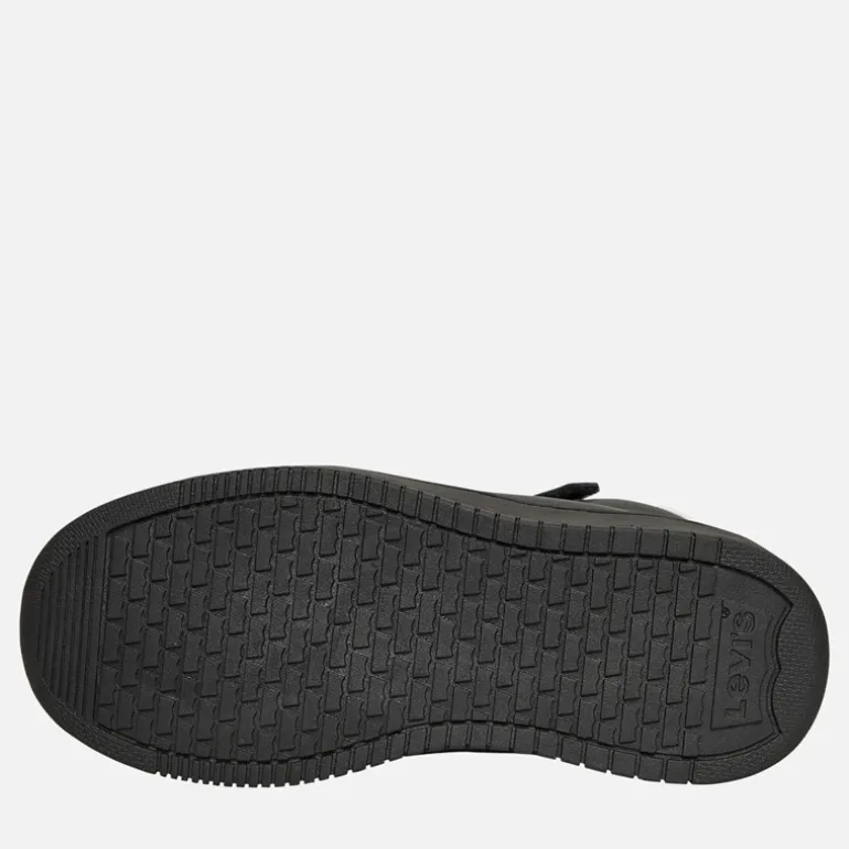 Børne Nye Union Hi Top Sneakers Sort Hvid 0008