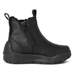 Børne s Silja Varme Læderstøvler 020 Black