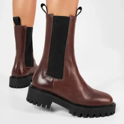 Dame Angie Chelsea Støvler Dark Brown