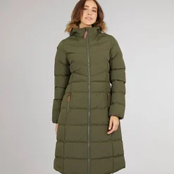 Dame Audrey Vandtæt Foret Hættejakke Dark Vine