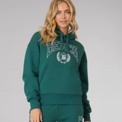 Dame Bartha Hættetrøje Dyb Smaragd