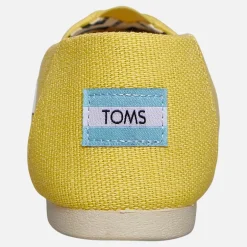 Dame Canvas Alpargata Espadriller Gul