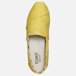 Dame Canvas Alpargata Espadriller Gul