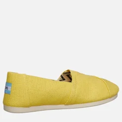 Dame Canvas Alpargata Espadriller Gul