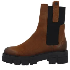 Dame Casjida Chelsea støvler olie ruskind Coffee