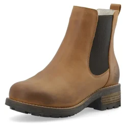 Dame Caskarla Chelsea Støvler Wr Varm Foring Olieret Nubuck Bison