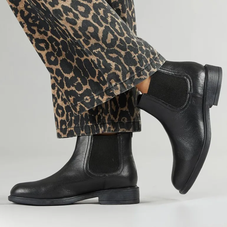 Dame Catria Chelsea Støvler Sort