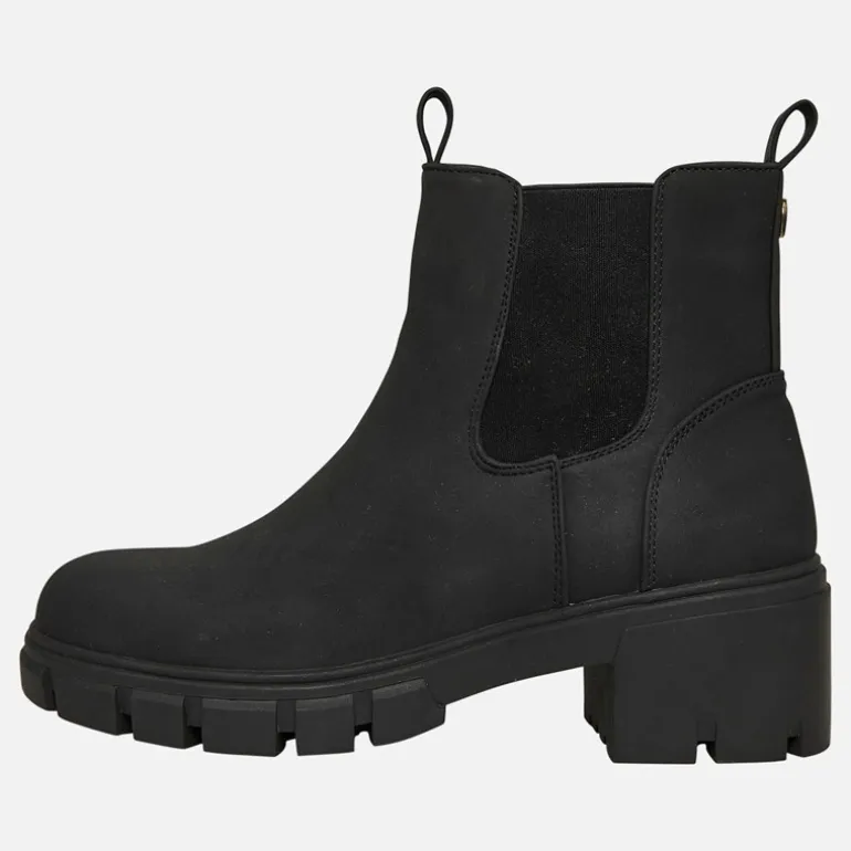 Dame Chelsea Støvler med Tyk Sål Sorte