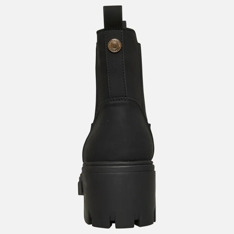 Dame Chelsea Støvler med Tyk Sål Sorte