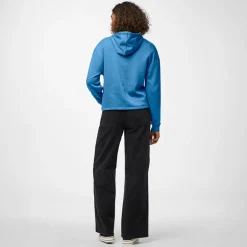 Dame Chilli Langærmet Hættetrøje Azure Blue