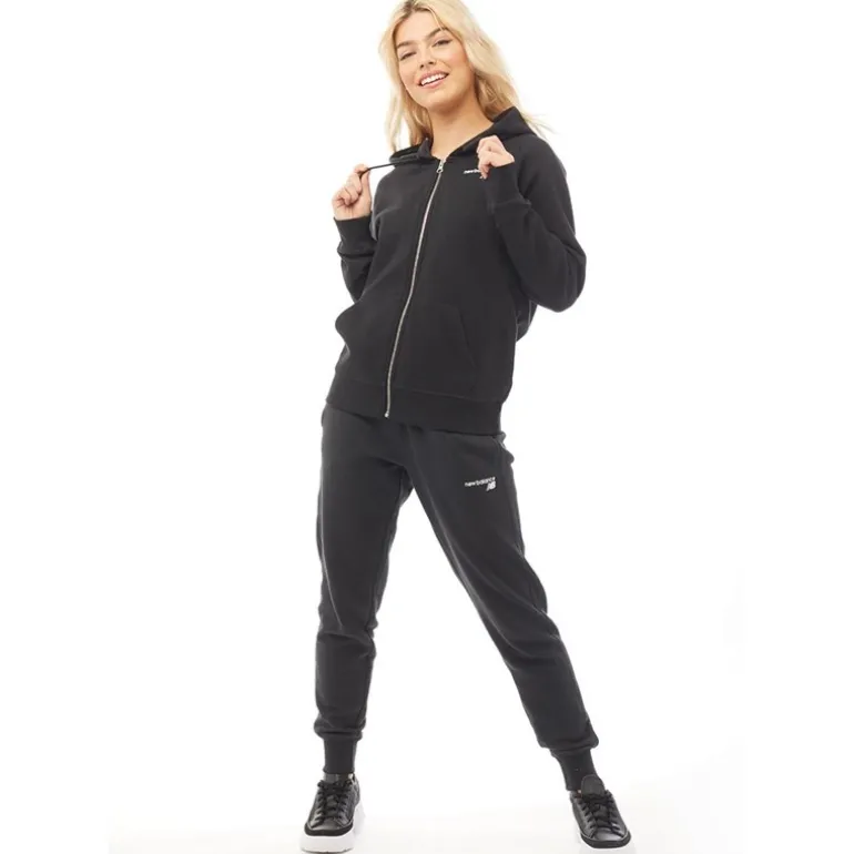 Dame Core Hættetrøje Sort