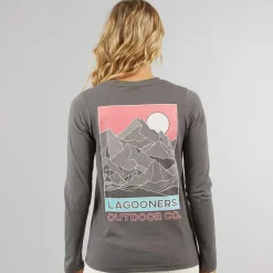 Dame Cullen Langærmet T-shirt Koksgrå