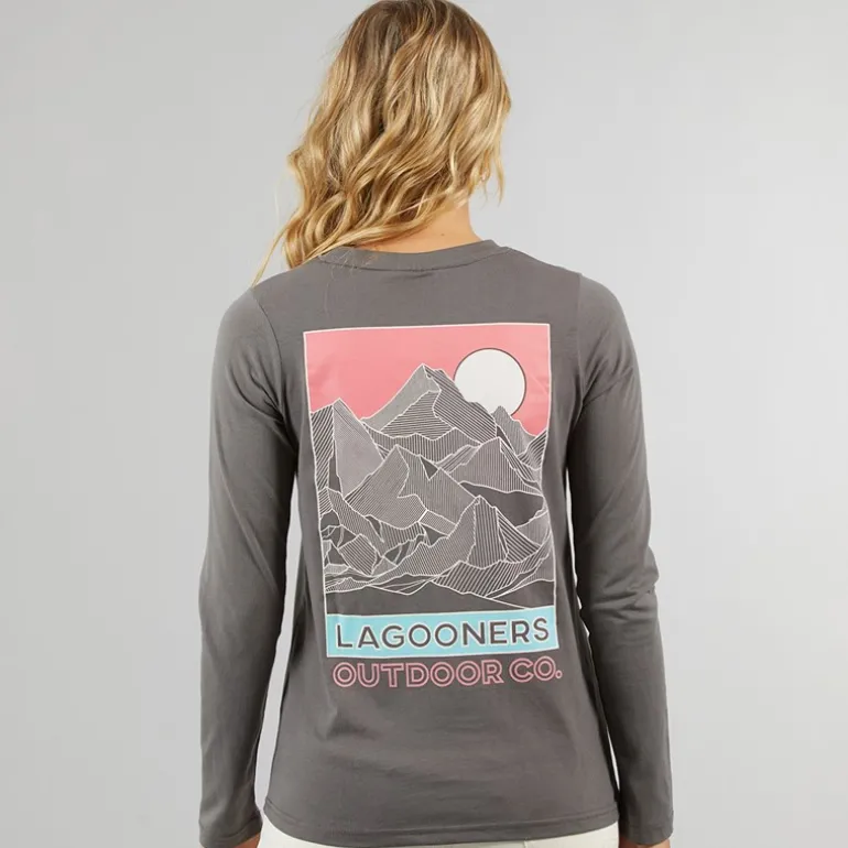 Dame Cullen Langærmet T-shirt Koksgrå