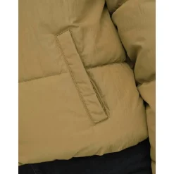 Dame Dolly Kort Pufferjakke Tigerøje