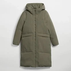 Dame Eliza Letvægts Taslan 5K Jakke Duskmørk Oliven