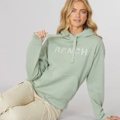 Dame Emerre Hættetrøje Mørk Salvie Grøn