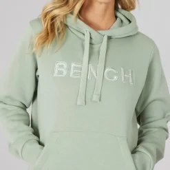 Dame Emerre Hættetrøje Mørk Salvie Grøn