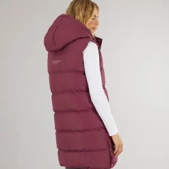 Dame Explorer Gilet Burgundy