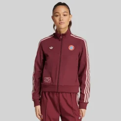 Dame FCB FC Bayern München Icon Træningsjakke Shadow Red