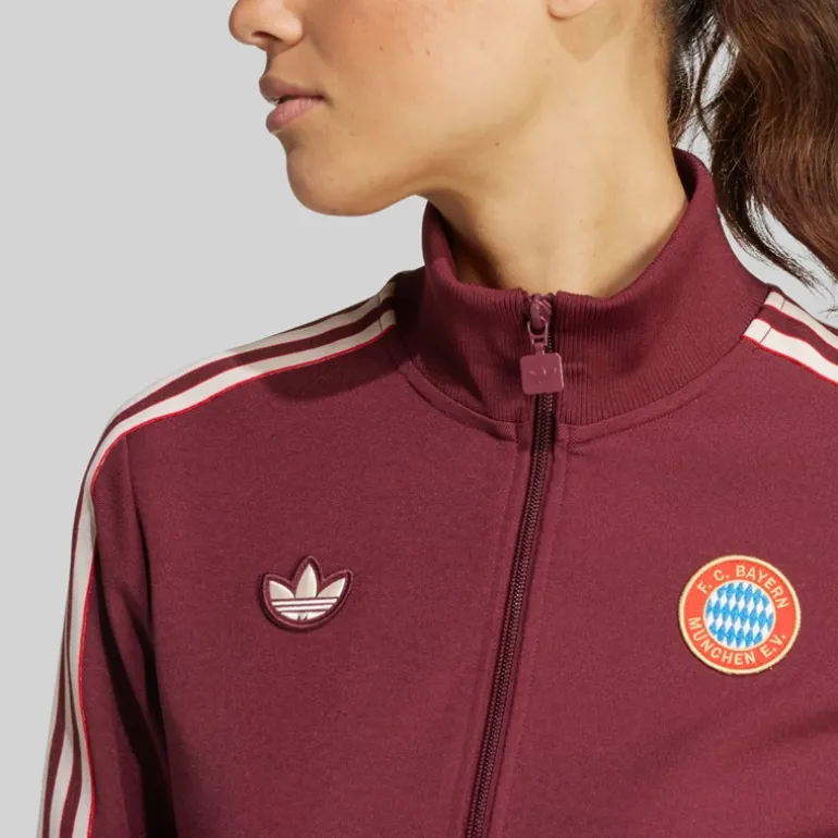 Dame FCB FC Bayern München Icon Træningsjakke Shadow Red