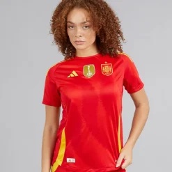 Dame FEF Spanien Dame 24/​25 Autentisk Hjemme Trøje Better Scarlet
