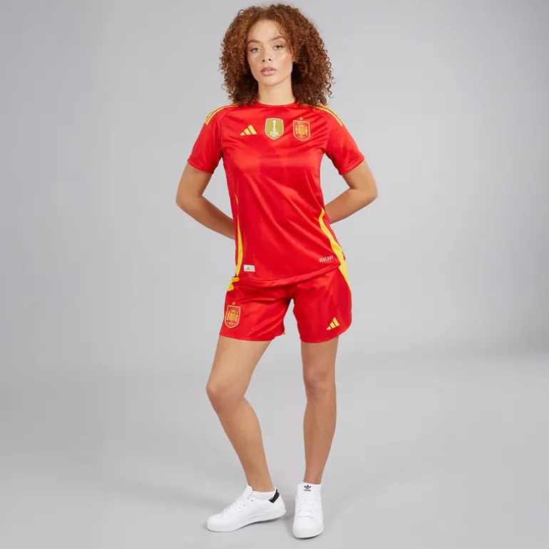 Dame FEF Spanien Dame 24/25 Autentisk Hjemme Trøje Better Scarlet