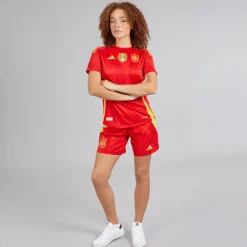 Dame FEF Spanien Dame 24/​25 Autentiske Hjemme Shorts Better Scarlet