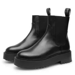 Dame Feike støvler Sort