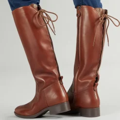 Dame Felicity Knæhøje Stræk Støvler Brun