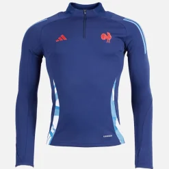 Dame FFR Frankrig Rugby Trænings Top Dark Blue