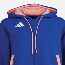 Dame FFR Team Frankrig Hættetrøje Semi Lucid Blue