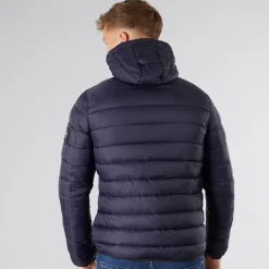 Dame Gattering Puffer Jakke Midnat