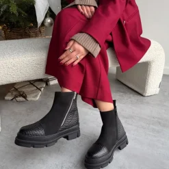 Dame God stemning kun støvler 0001 Black