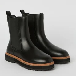 Dame H600 Vandrestøvler Chelsea Sort