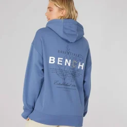 Dame Harmy Hættetrøje Denim Blå