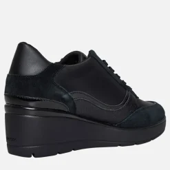 Dame Ilde Kilehæl Lynlås Træningssko Sort