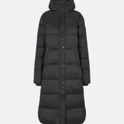Dame Iza Puffer Jakke Sort