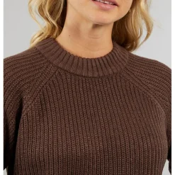 Dame Karlie Strik Kjole Chokolade