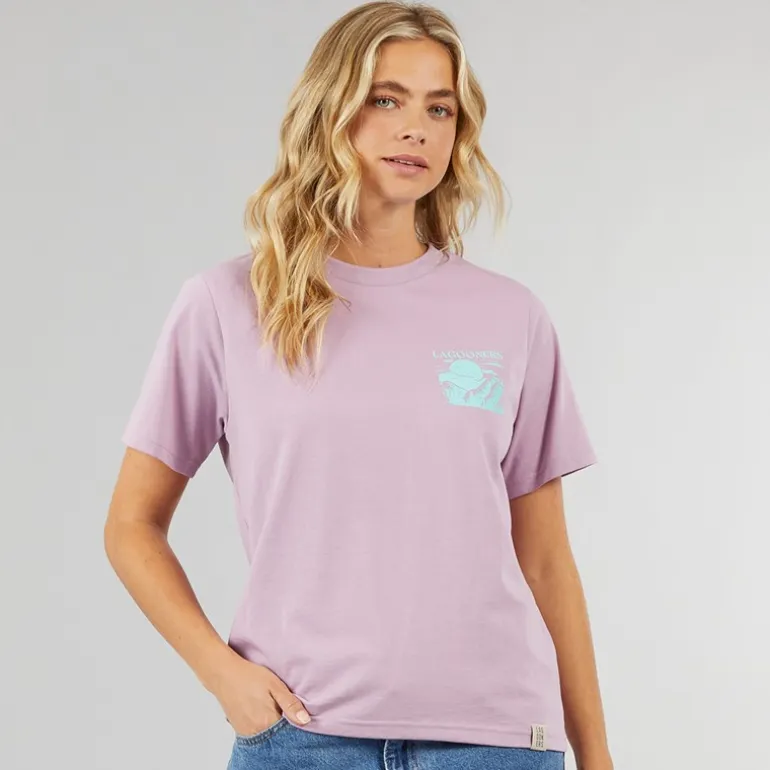 Dame Kidwelly T-shirt Støvet malva