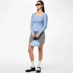 Dame Kitte Overdele Blå