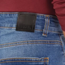 Dame Lena Denim Shorts Mellemblå