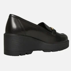 Dame Mierelle Kilehæls Loafers Sort