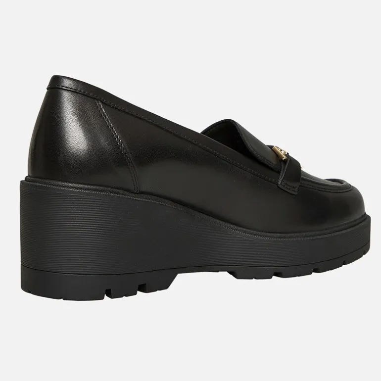 Dame Mierelle Kilehæls Loafers Sort