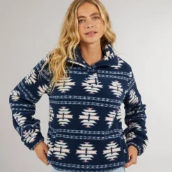 Dame Navo Borg Fleece Navy