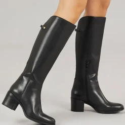 Dame Nieuwe Kniehoge Laarzen Zwart